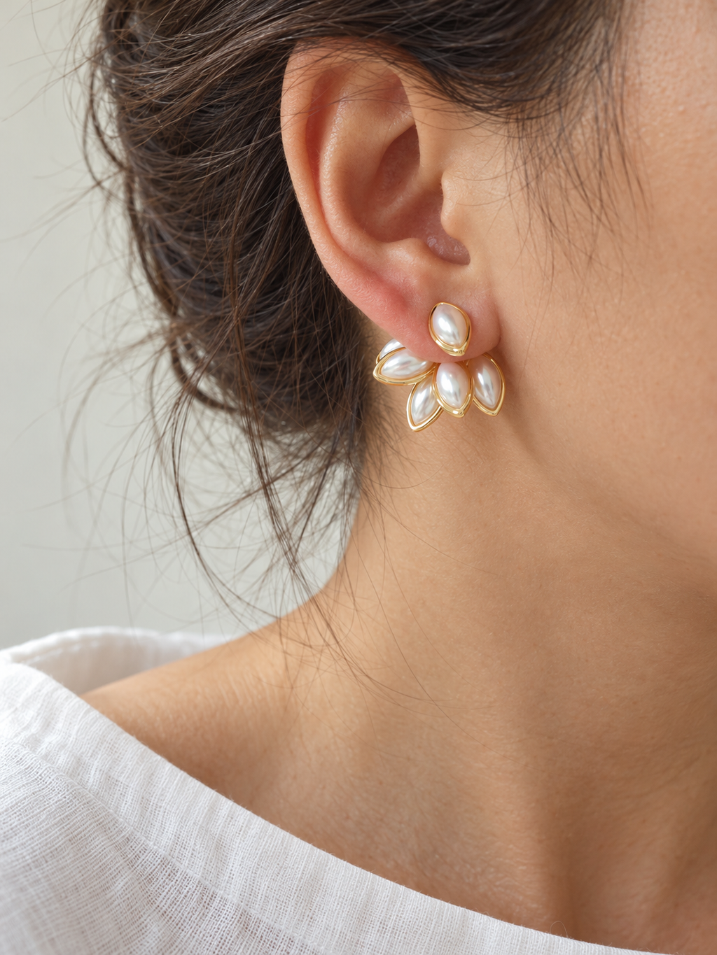 Laurel Pearl Convertible Earrings