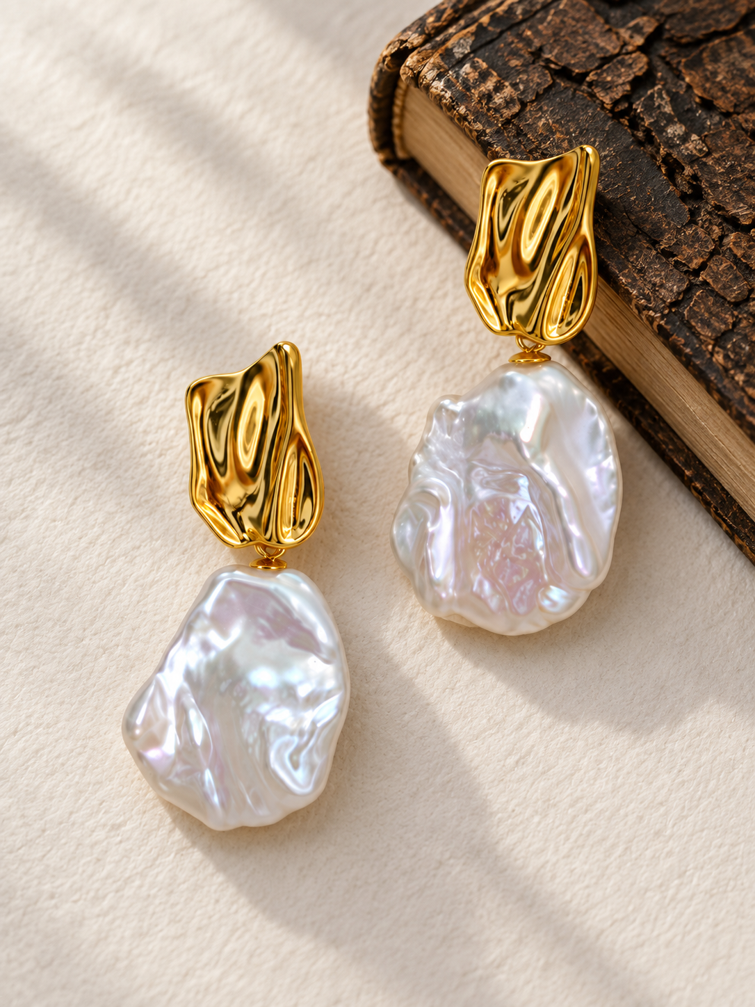 Petal Baroque Pearl Earrings