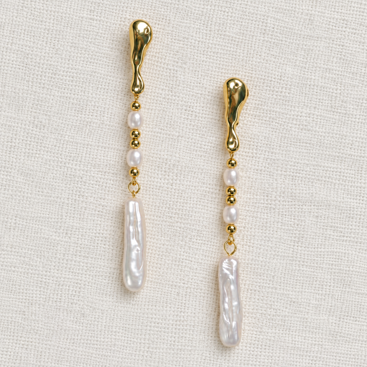 Stillwater Pearl Drop Earrings